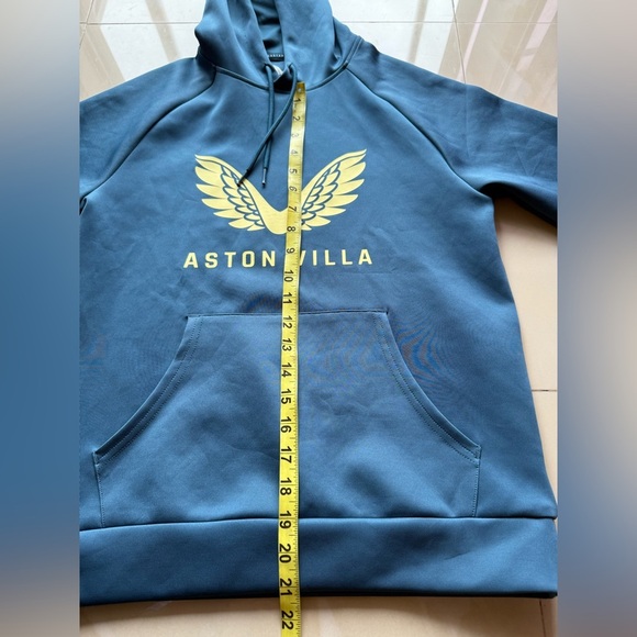 Aston Villa Castore , England UK Pullover Hoodie Size 4 Polyester Soft Winter - Picture 7 of 16